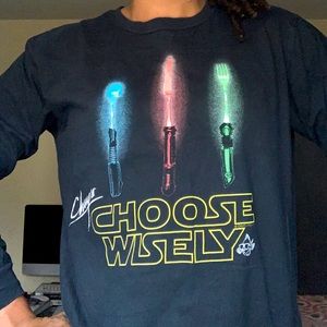 Chuy's Black Star Wars long sleeved tee